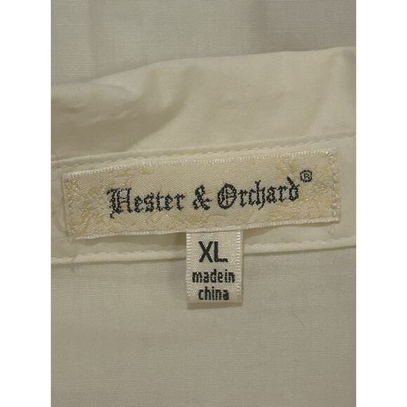 Hester & Orchard White Button Down Shirt Women's size XL - Picture 3 of 3